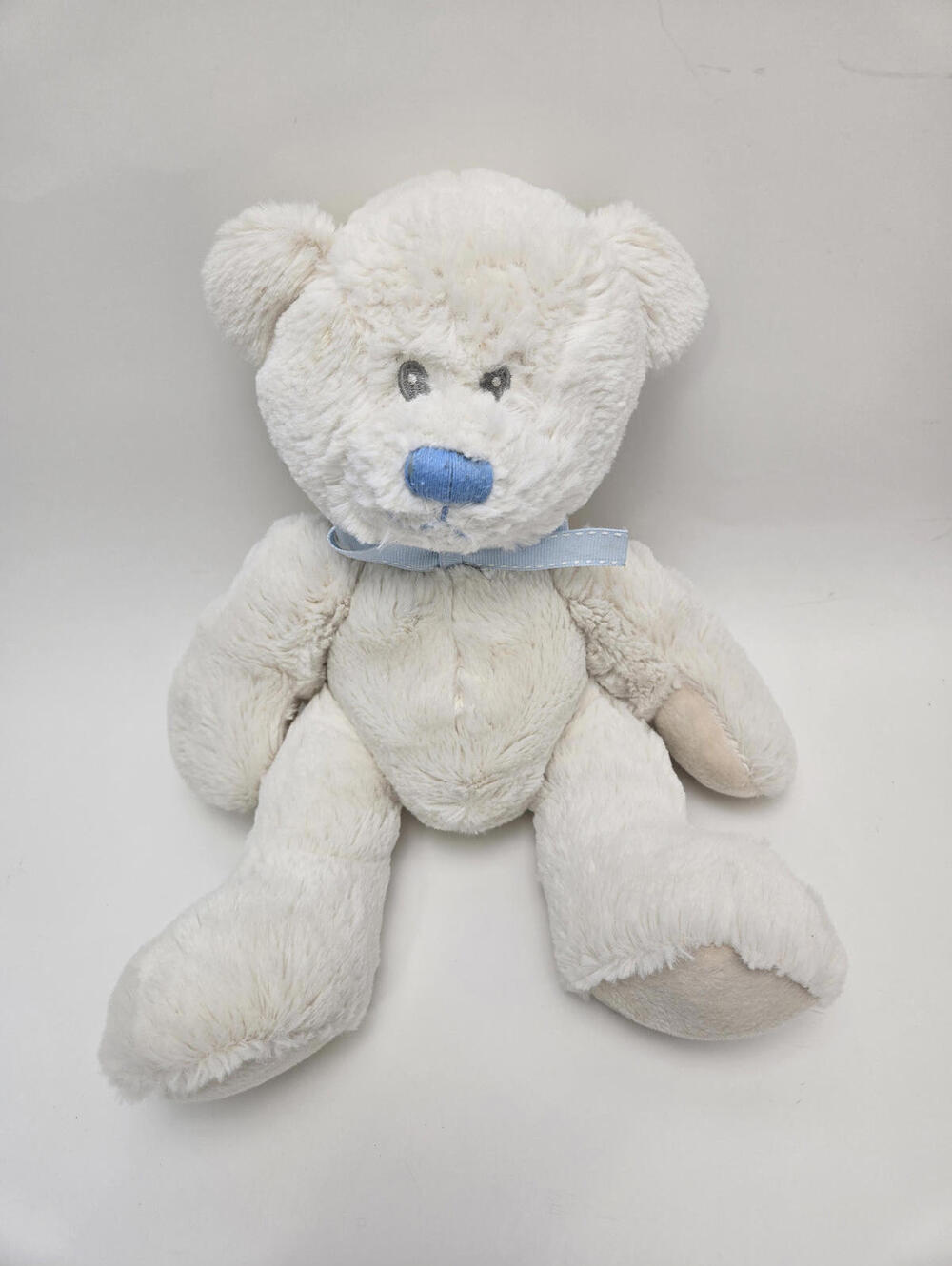 Russ Plush Lullaby the the Teddy Bear Blue Nose Blue Ribbon (12 inch)